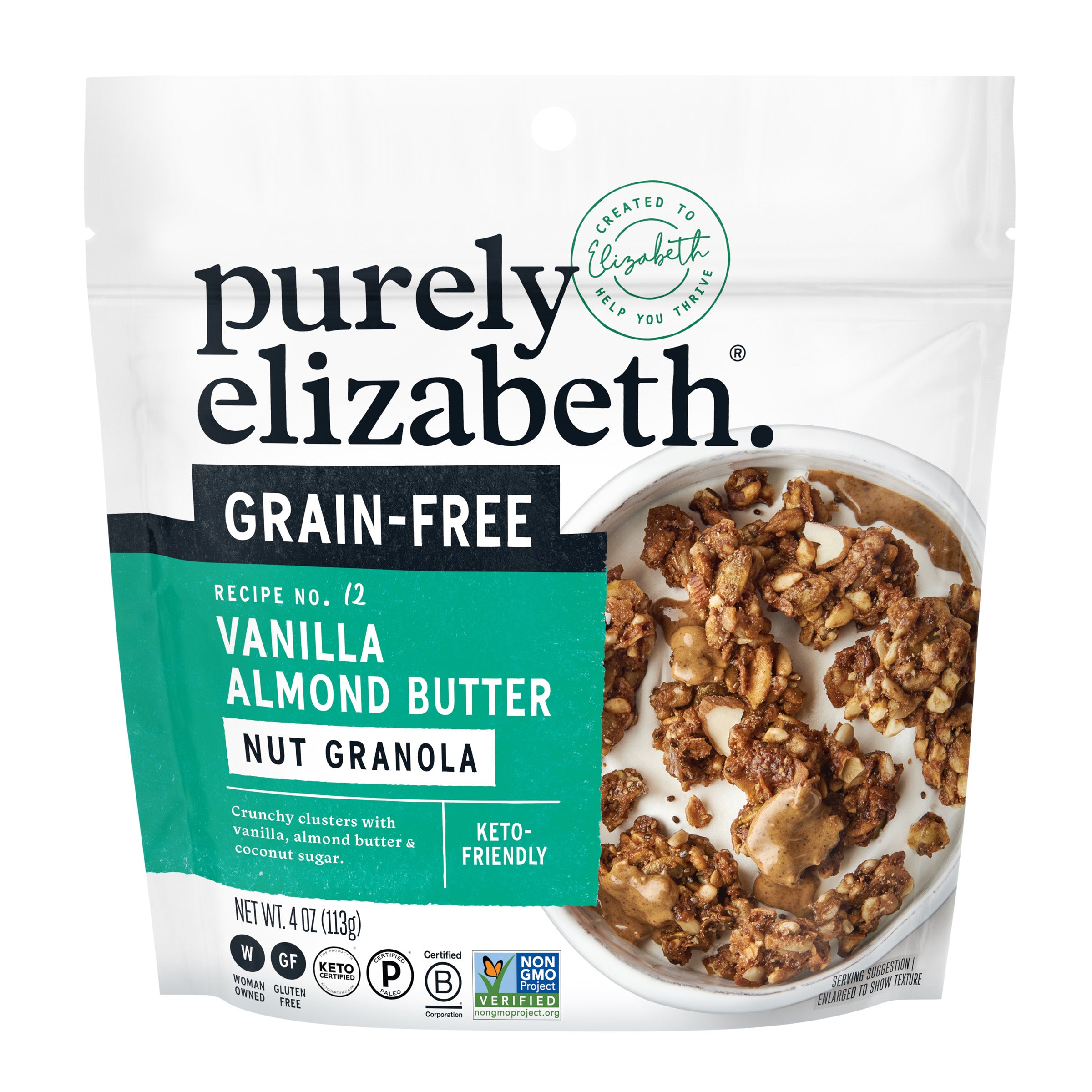 Grain Free Granola - Snack Pack Vanilla Almond Butter