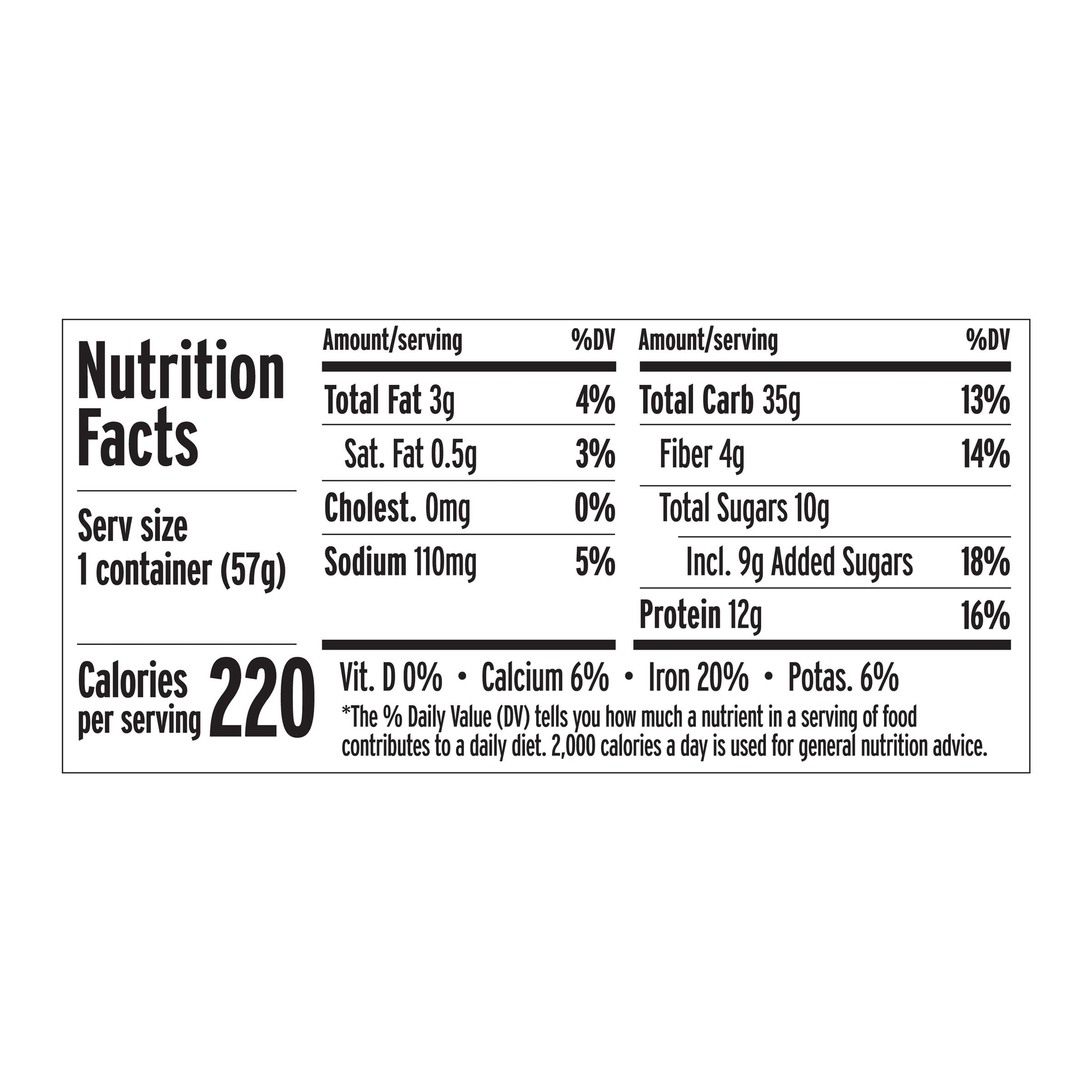 Protein Oatmeal Cup - Apple Harvest Cumble (12 cups)