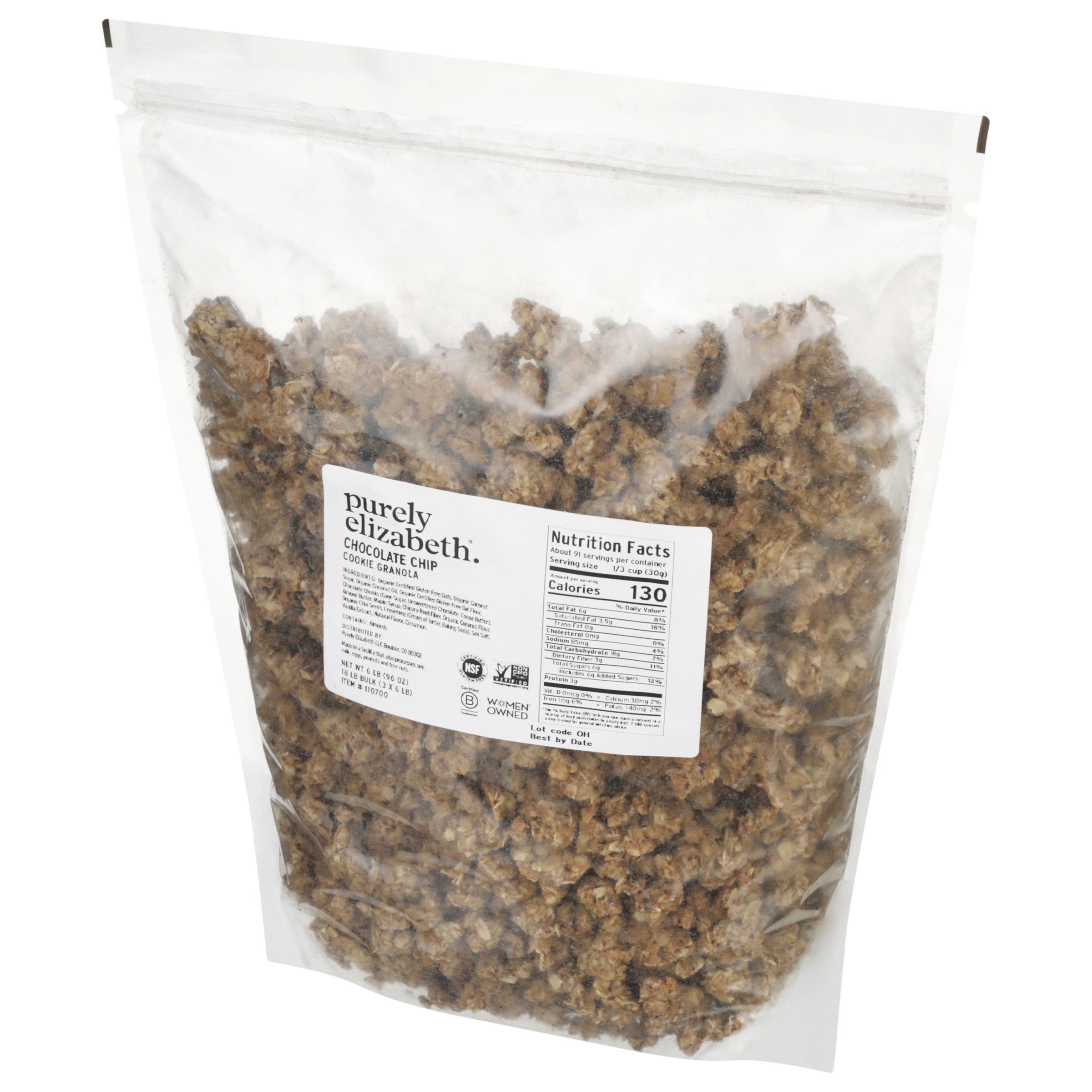 Cookie Granola Chocolate Chip Bulk - 18LB Bulk (3/6LB)