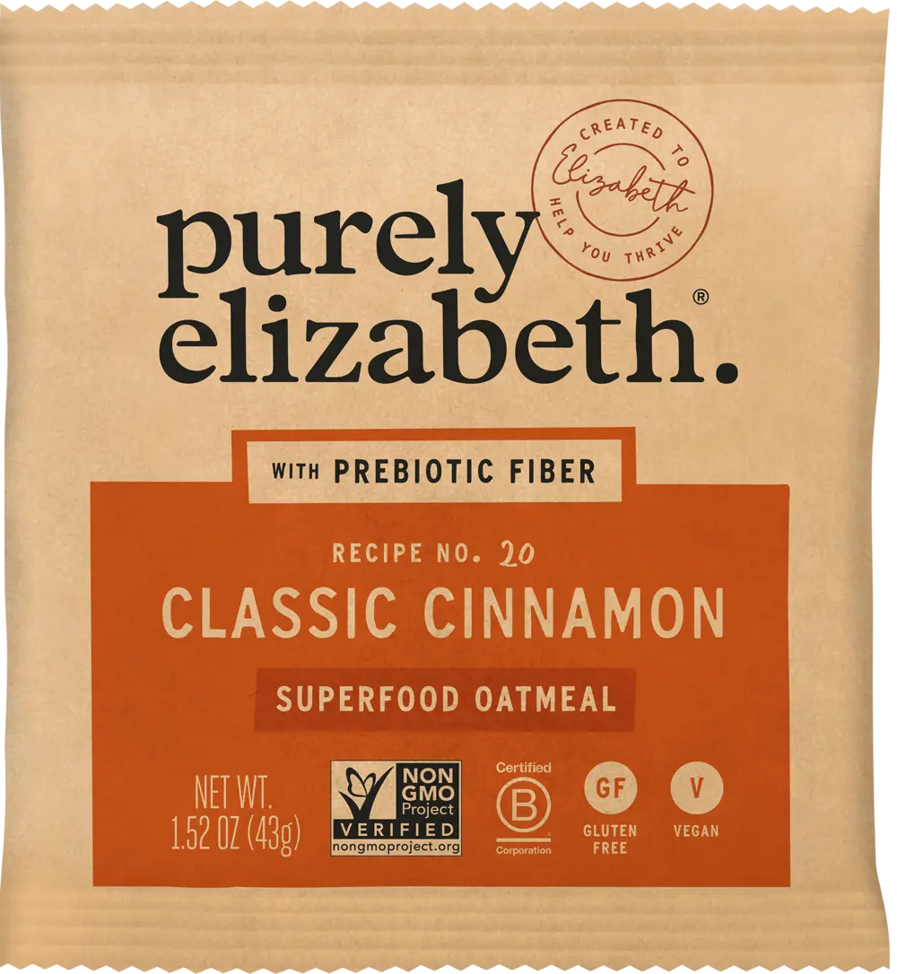 60 count Classic Cinnamon Superfood Oatmeal with Prebiotic Fiber