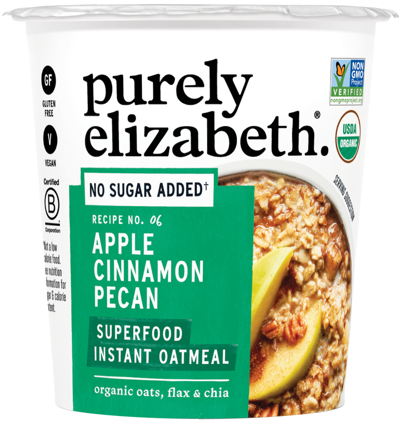 Superfood Oatmeal Cup - Apple Cinnamon Pecan (12 cups)
