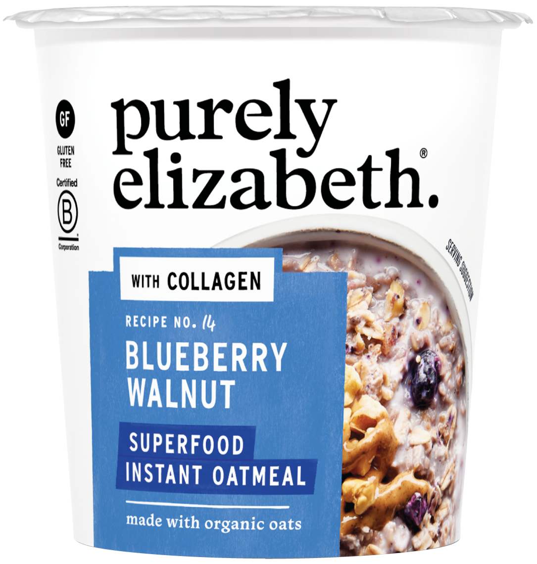 Superfood Oatmeal with Collagen Cup - Blueberry Walnut