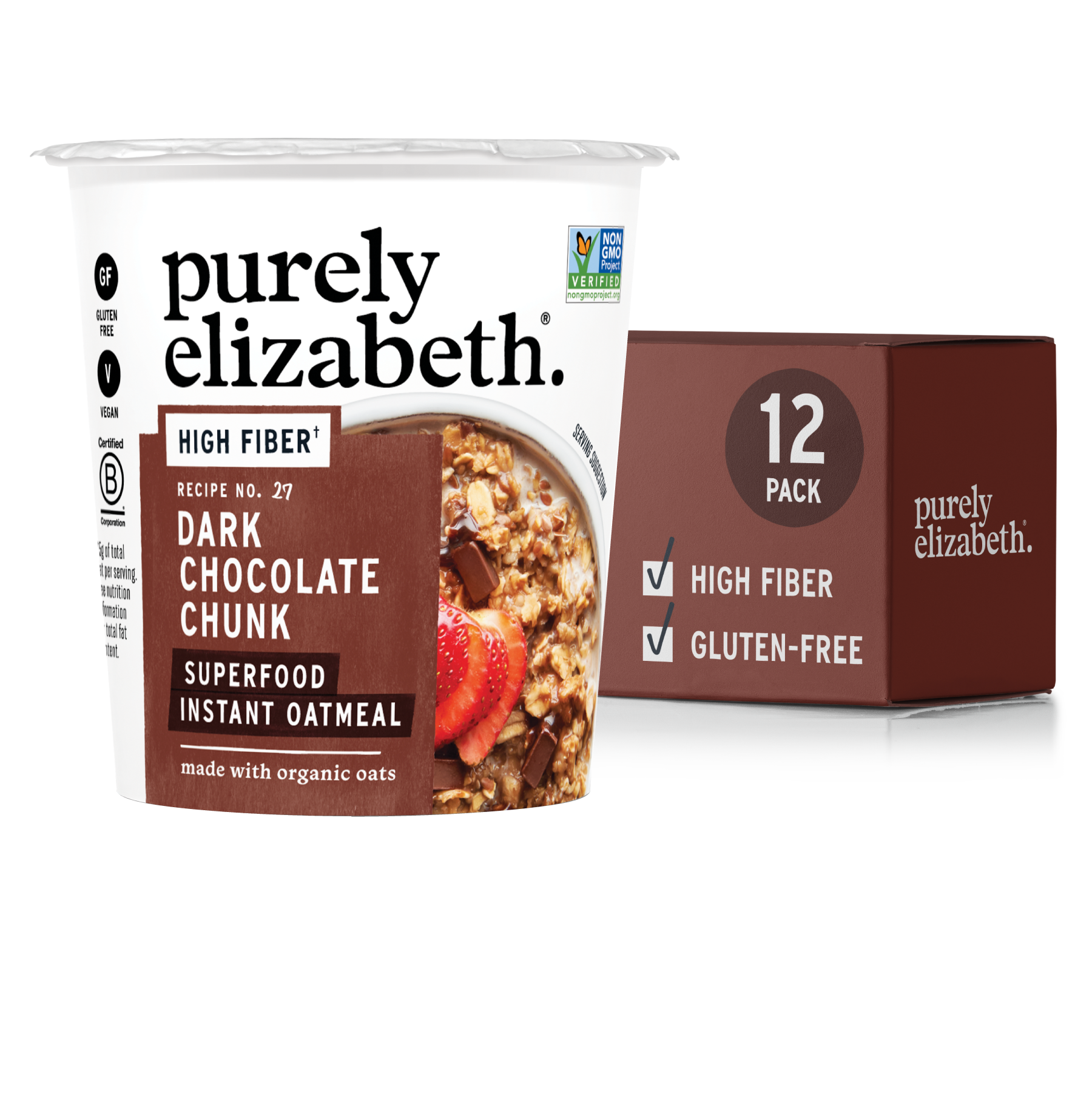 Superfood Oatmeal Cup - Dark Chocolate Chunk