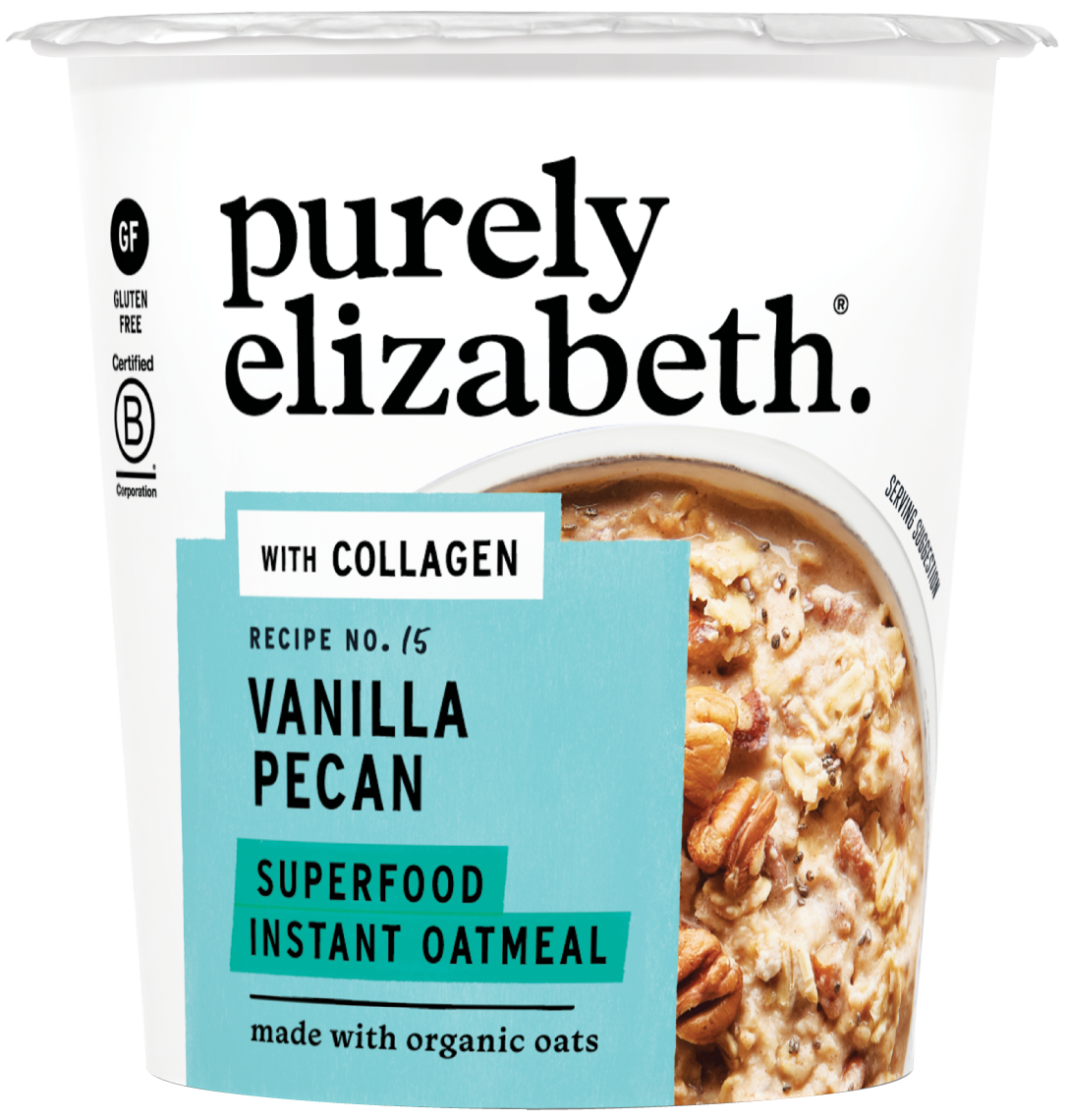Superfood Oatmeal with Collagen Cup - Vanilla Pecan