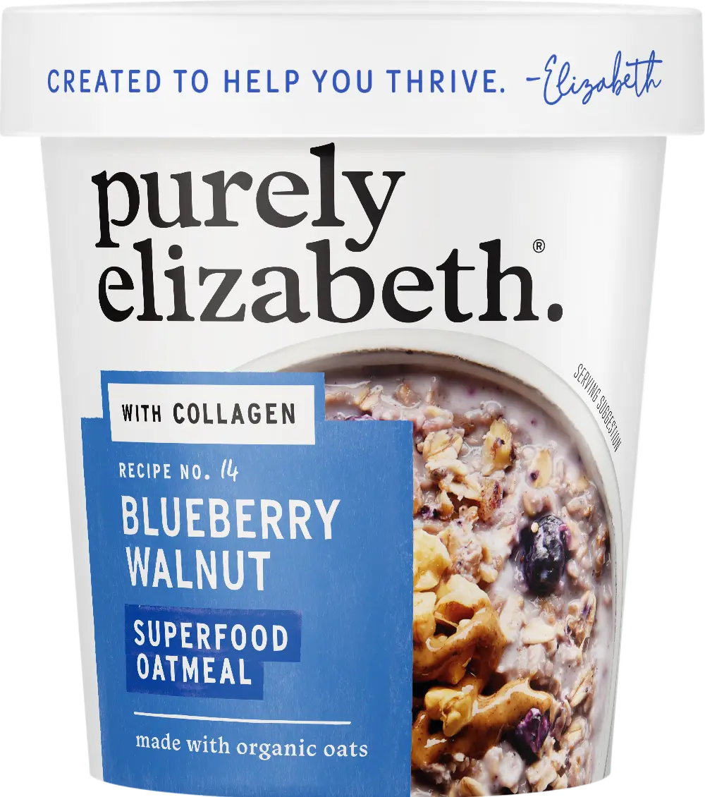 Blueberry Walnut Superfood Oat Cup with Collagen